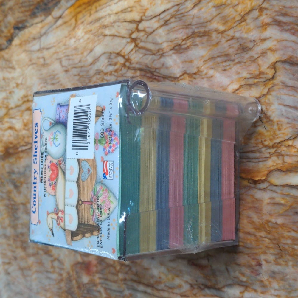 Country Shelves Memo Cube Paper